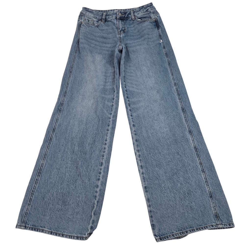 PacSun Light Blue Wide Leg Flare Jeans
